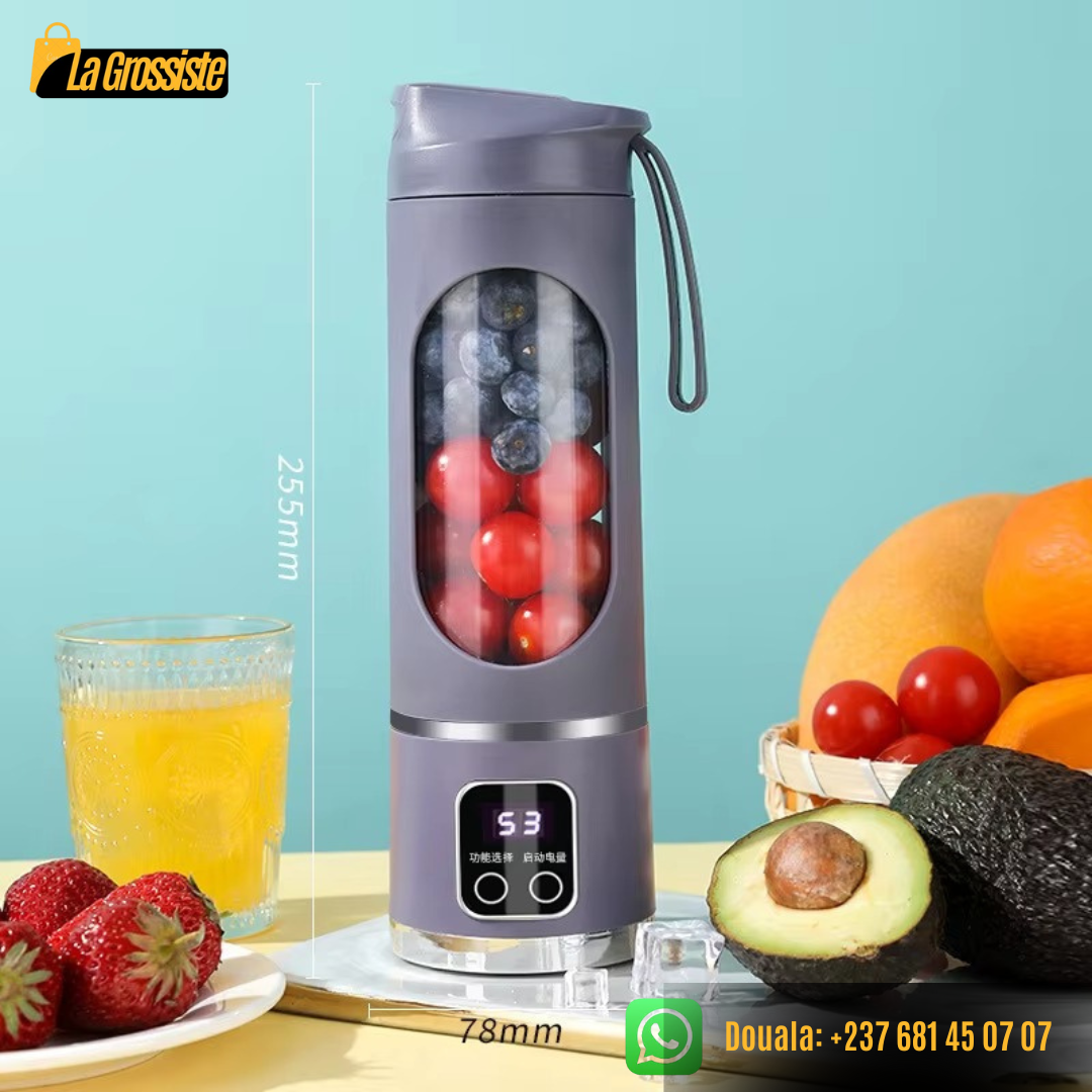 Mixeur Extracteur de Jus Blender Portable & Rechargeable HS-860