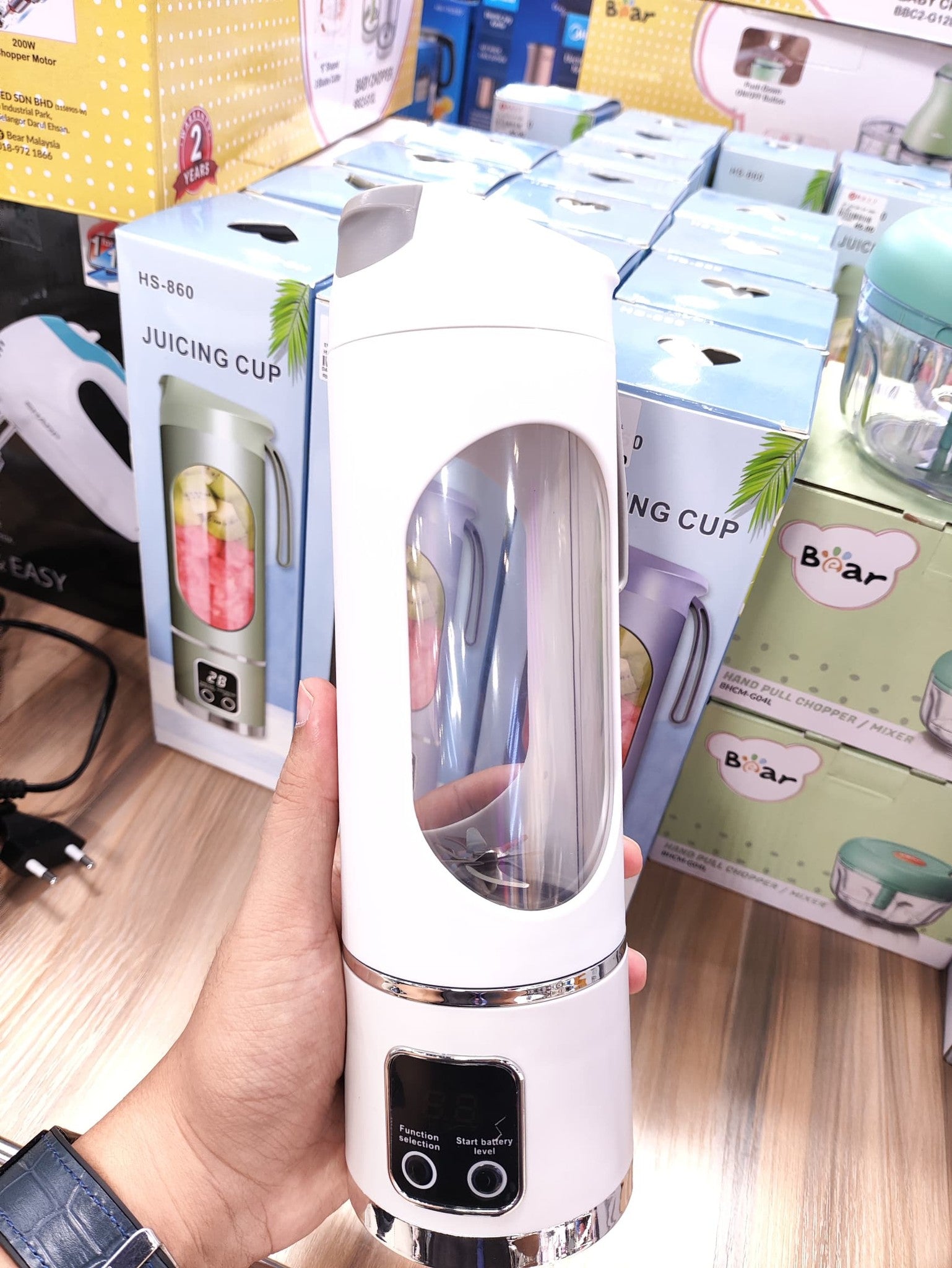 Mixeur Extracteur de Jus Blender Portable & Rechargeable HS-860